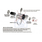 Śruba RUBEX3 JOHNSON EVINRUDE OMC 13-wpust z piastą 765195