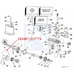 Piasta śruby Johnson Evinrude 2KM 4KM 1988~ 398316