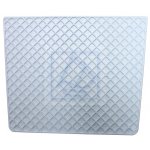 Płyta pawężowa PCV pod silnik 300x220mm - biała