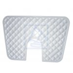 Płyta pawężowa PCV pod silnik wcięta 300 x 220 mm - biała