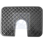 Płyta pawężowa PCV pod silnik wcięta 300 x 220 mm - szara