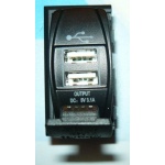 Podwójne gniazdo USB do paneli ramek 