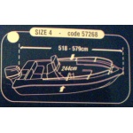 Pokrowiec na łódź 518~579 x 244cm