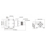 Pompa fekaliów Seaflo Macerator 44L/min 12V