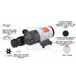 Pompa fekaliów Seaflo Macerator 44L/min 12V