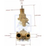 Pompa wody morskiej brass zamiennik Mercruiser 8M0139995
