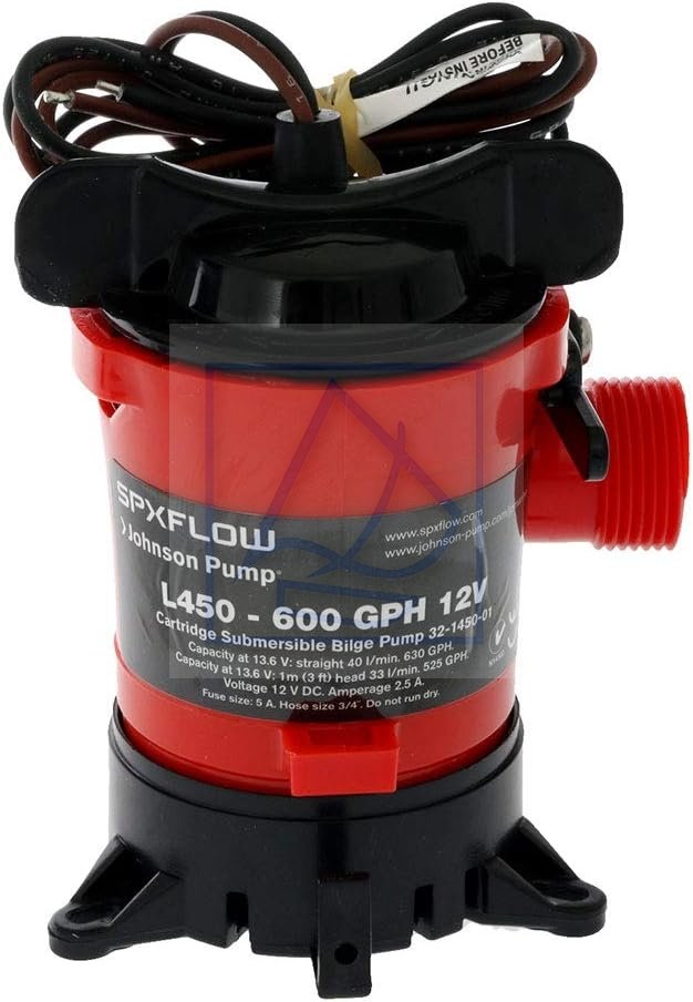 Pompa zęzowa Johnson Pump L450 12V 39L/min - produkt wycofany z oferty