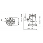 Pompa zęzowa Seaflo 600GPH 12V - 38l/min
