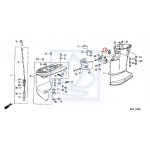 Przelotka gumowa B75 BF8AX B100  24313-921-003 Część NIEDOSTĘPNA