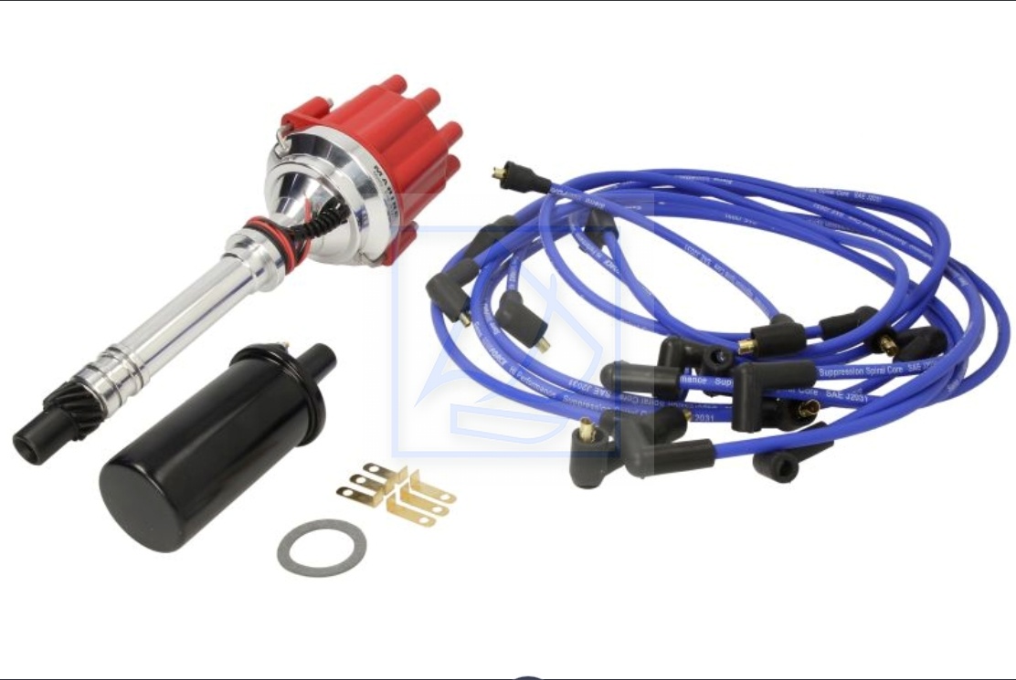 Rozdzielacz zapłonu elektronik cewka kable Mercruiser V8 OMC Volvo Penta V8 18-5480