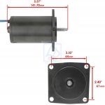 Silnik elektryczny trymu Yamaha F75 F90 F80 F100 1999-2004 18-6787C