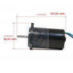 Silnik elektryczny trymu Yamaha F40 F50  1995-2003  zamiennik 62X43880