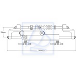 Siłownik hydrauliczny ULTRAFLEX UC94-OBF3 ~150KM