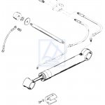 Siłownik trymu Mercruiser Bravo I II III Prawa Burta