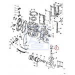 Simering wału Johnson Evinrude 5KM 6KM 1968~ 312389