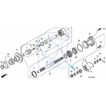 Simering wałka śrubowego HONDA BF30 BF40 BF50  91252-ZW4-003 91252-ZV5-003