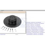 Sprzęgło gumowo-metalowe Mercruiser 4,5L 6,2L 8M0098795 