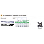 Śruba AMITA4 Tohatsu Honda Mercury 10-wpust 10,2x12