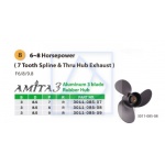 Śruba AMITA3 Yamaha 6-9.8KM Parsun 7-wpust 8,5x 9
