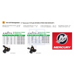 Śruba AMITA3 Mercury 9.9-25KM 10-wpust 10,5x11 