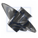 Śruba alu BS.Pro Suzuki DF9,9 DF15 DF20 10-wpust 9,25x11