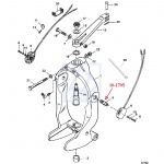 Śruba mocująca poz. 5 Mercuiser Alpha Gen II Mercruiser Bravo Sierra 18-1706