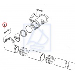Śruba SS kolana wydechu Mercruiser 8M0113174
