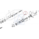 Śruba obudowy łożyska BF25 BF30  90124-ZV4-000