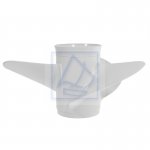 Śruba PLS aluminiowa Suzuki Yamaha 15-wpust 13-1/4x17  biała