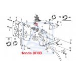 Termostat 19300-881-761 Honda BF8AX BF8BX BF9,9A BF15A 