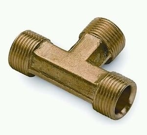 Trójniki mosiężny 3/8"T x 3/8"T x 3/8"T SeaStar HF5530