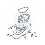 Tulejka mocująca dolnej poduszki HONDA BF75~150  50156-ZW1-010