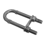 Ucho wantowe stal nierdzewna SS 80 mm x M5 mm