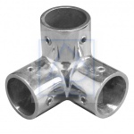 Uchwyt relingu narożnik 90 stopni na rurę 22 mm