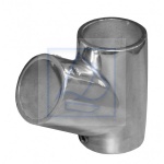 Uchwyt relingu trójnik 60 stopni na rurę 25 mm