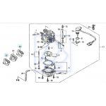 Uszczelka gaźnika HONDA BF15D BF20D 16221-ZY1-000