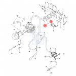 Uszczelka gaźnika Mercury F15 F20 Tohatsu MFS15 MFS20