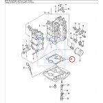 Uszczelka metalowa pod silnik MERCURY F25 F30 EFI 835427T04