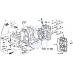 Uszczelka głowicy HONDA B75 B100 BF8A BF8B  12251-881-003