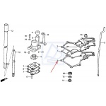 Uszczelka pod silnik HONDA BF5 1997~  12517-ZV1-850