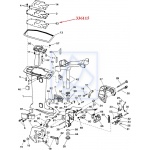 Uszczelka pod silnik Johnson Evinrude 5KM 6KM 8KM 1991-2005 BRP 336115