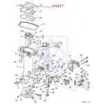 Uszczelka pod silnik Johnson Evinrude 5 6 i 8KM 1991-2005  336117