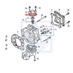 Uszczelka pokrywki termostatu Honda BF5  19351-ZV1-850