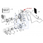 Simering wałka pompy wody OMC Cobra 18-2068