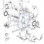 Volvo Penta 804190 uszczelka gumowa dzwonu