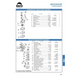 Kpl naprawczy ppy wody Mercury 70-225KM Alpha #1 18-3217