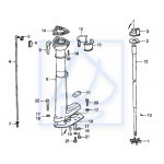 Wirnik pompy wody oryginalny HONDA BF2 19211-ZV0-003