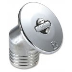 Wlew paliwa kątowy stal nierdzewna AISI 316 na wąż 38mm