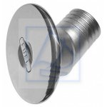 Wlew paliwa kątowy stal nierdzewna na wąż 50mm