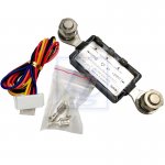 Wskaźnik amperomierz +/- 50A KUS czarny seria V